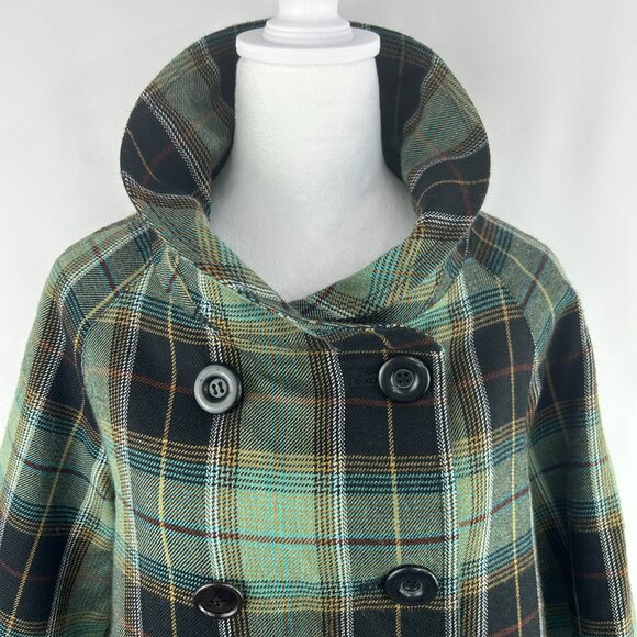 Steve Madden Preppy Plaid Tartan Jacket - Medium - Picture 4 of 11